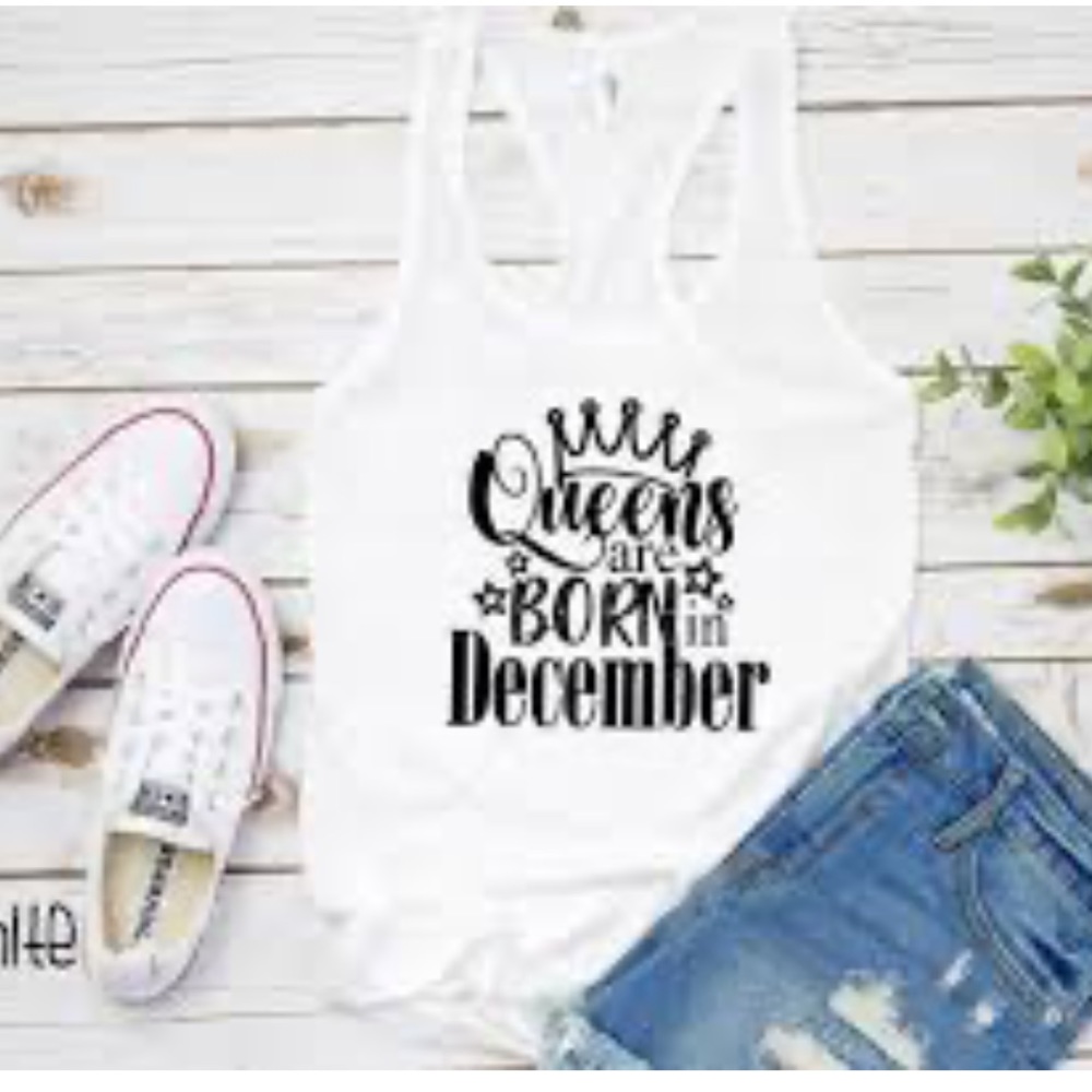 Bella Queen Bee white razor back tank size XS white